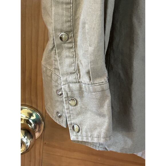 Vtg 90s Roper Pearl Snap Shirt XL Western Cowboy Horse Rodeo Bull Wolves Grunge - Picture 5 of 8